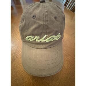 Ariat Brown Baseball Cap Hat